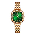 For 2022 Wrist Watch Stainless feminino Gold relogio Female Lady Watches Luxury Women Square Clock Steel Women Watch Rose Brand