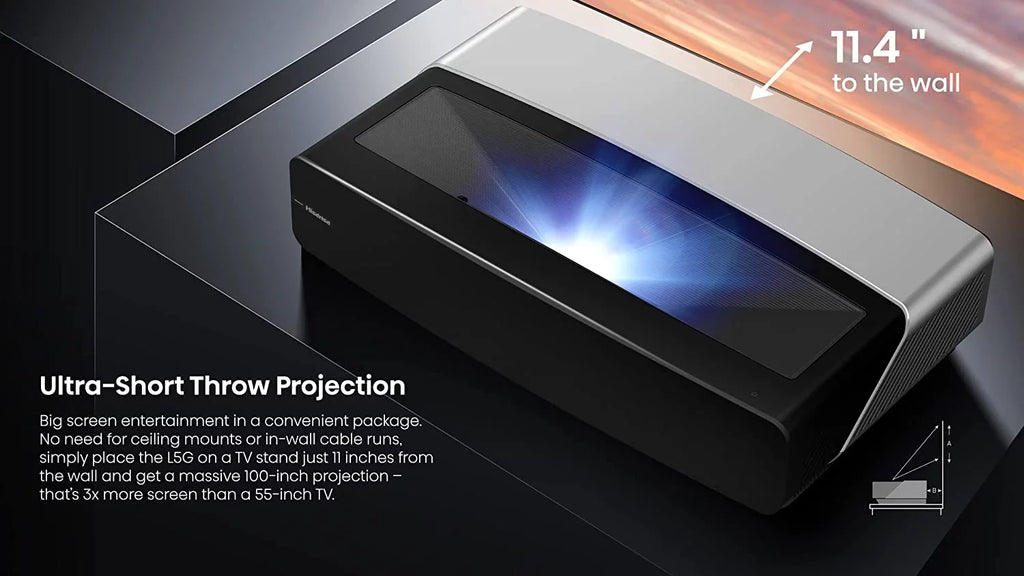 Android Short Additional Laser with Hisense (2022) 4K with by Protect 100-inch Year Screen 100L5G Ultra Epic Shieldage Throw 2