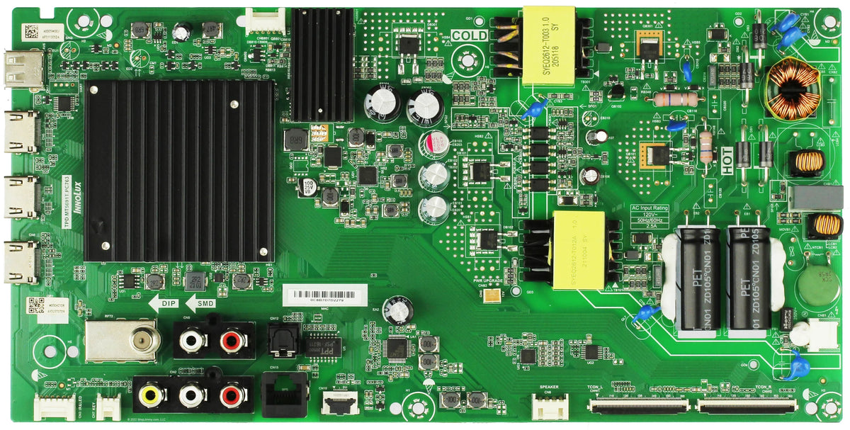 Board/Power V505-J09 (LIAIF9L Main Vizio 6M03A0005G00J Supply Serial)
