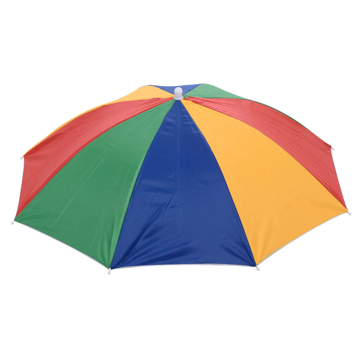 Hat, with Uxcell Rain Multicolor Fabric Folding Sun 3Pcs Head Single Layer Oxford 27.2" Cap Umbrella Strip,