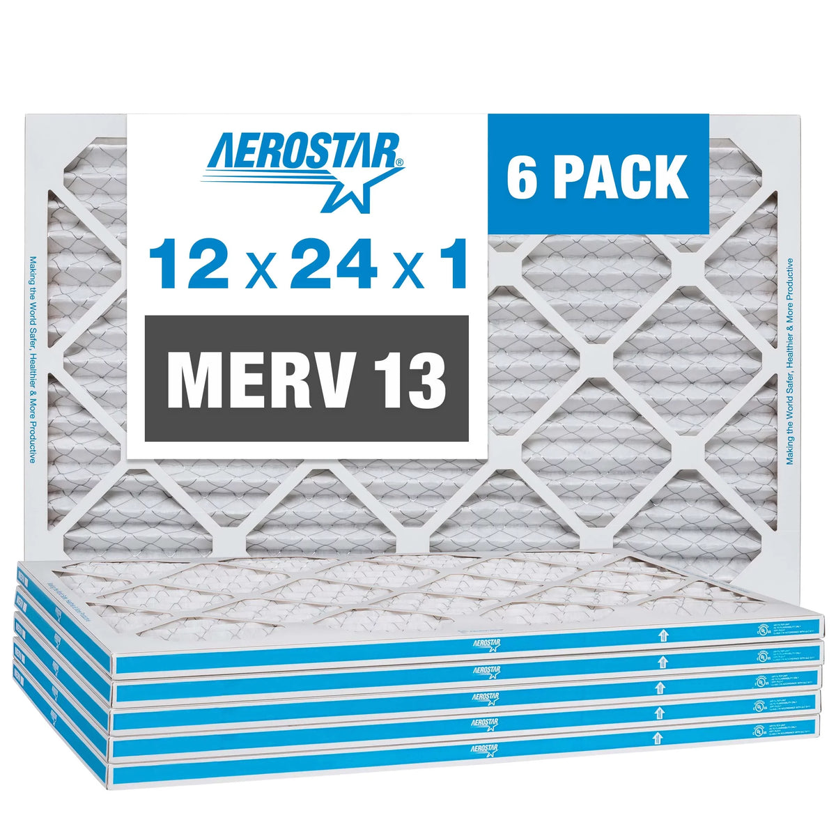 Air and Furnace 13, Aerostar - 6 of Filter Box by 12x24x1