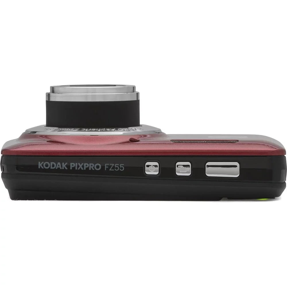 '+ Digital 1 Case+ FZ55 (Red) Kodak Tripod Warranty Camera Yr Spider +