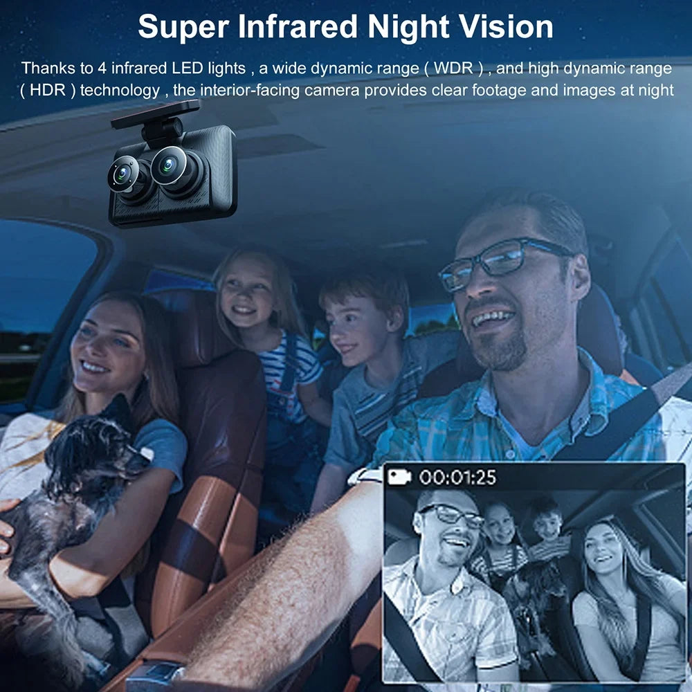 Inside Cam Rear Dash Cameras Car Rear Safety 3 Video Car Mirror 4in 4in 1080+720+480P Dash 1080+720+480P 4in Rearview Video Vision Camera,Cameras Aumotop Inside 1080+720+480P Car Cameras 3 Car Cam