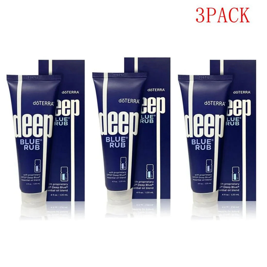 mL floz./120 Rub 3PACK，Deep ( Cream Blue Brand - Body 01/26) Doterra_4