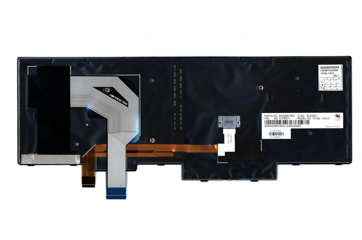 T570 Lenovo Keyboard P51s ThinkPad 01ER571 Backlit Genuine SN20M07923 New