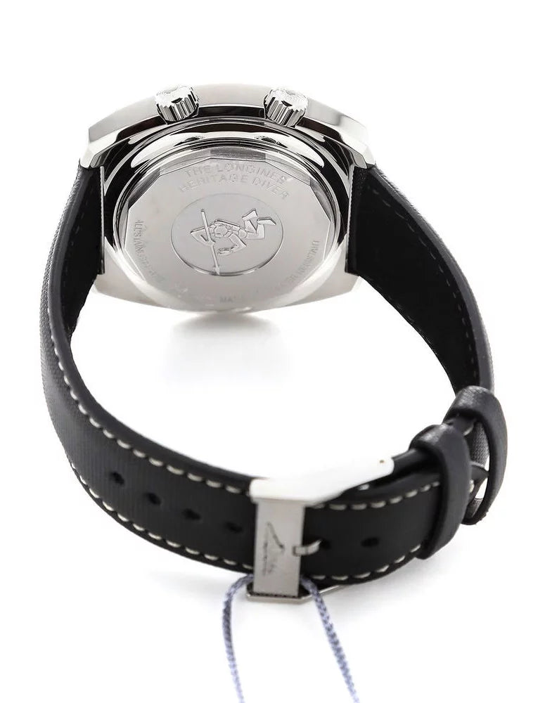 Watch L2.795.4.52.0 Diver Steel Mens Strap Longines Calendar Heritage Automatic