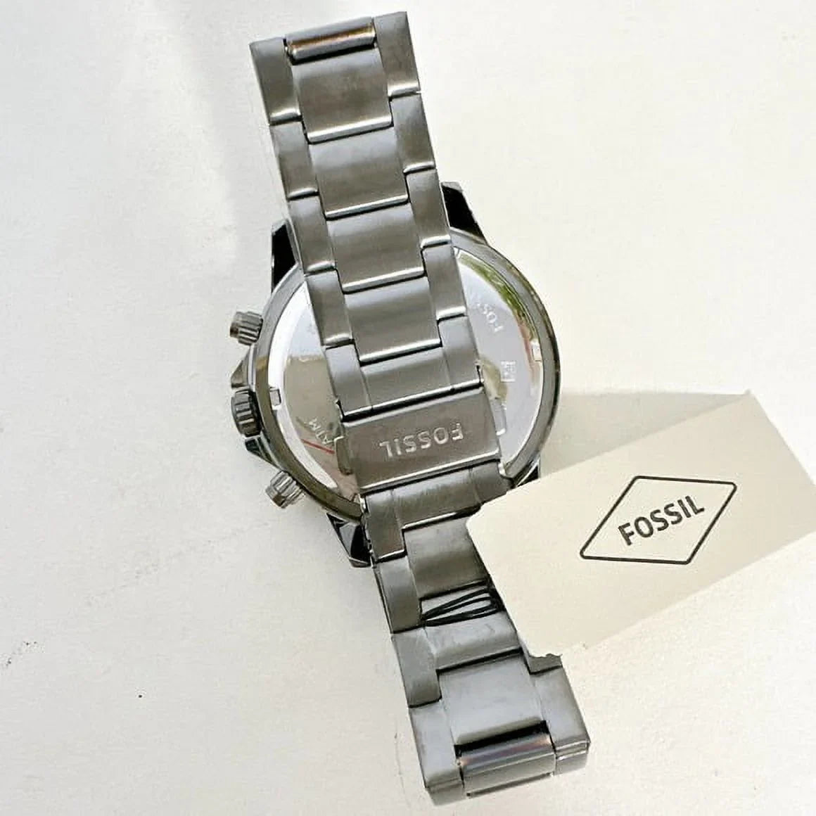 Bannon Stainless BQ2705 Smoke Multifunction Watch Fossil Steel