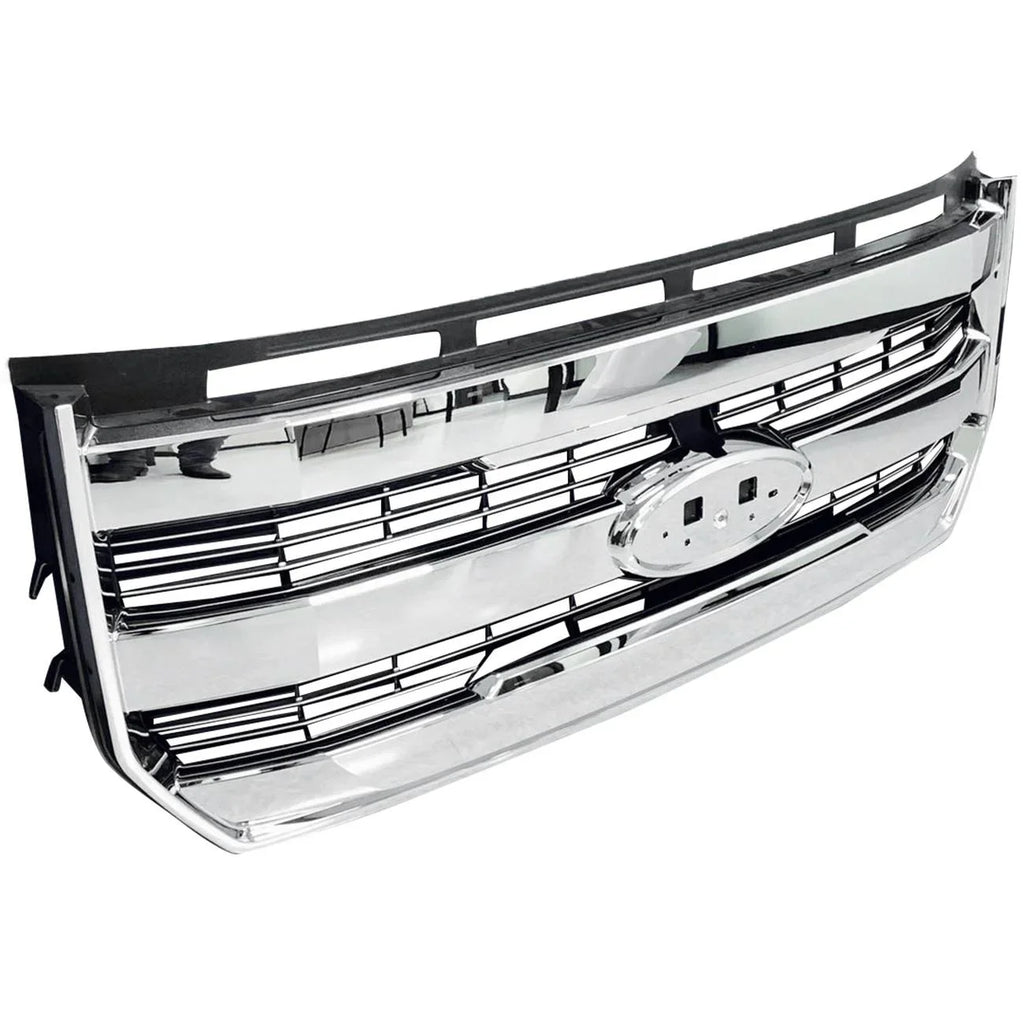 Front camera W/o Bumper Chrome F-150 For Grille FL348200PBS 15-17 Radiator