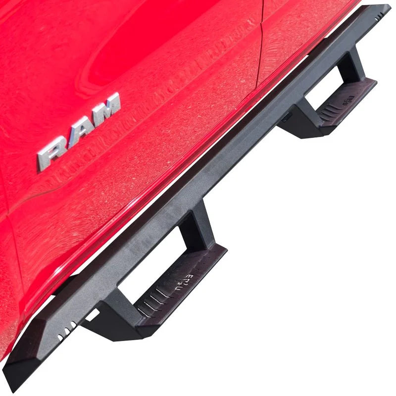 Ford | 2019-2020 All Beds, | N-Fab Ranger | Cab with Epyx by Steps Black, Cab Exf19Cc-Tx Gas Fits Crew Length Textured RealTruck