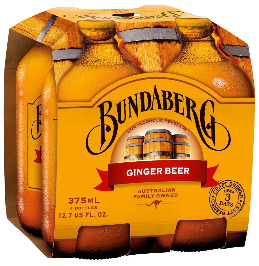 375 6) Beer, Bundaberg (Pack Ginger Ml of