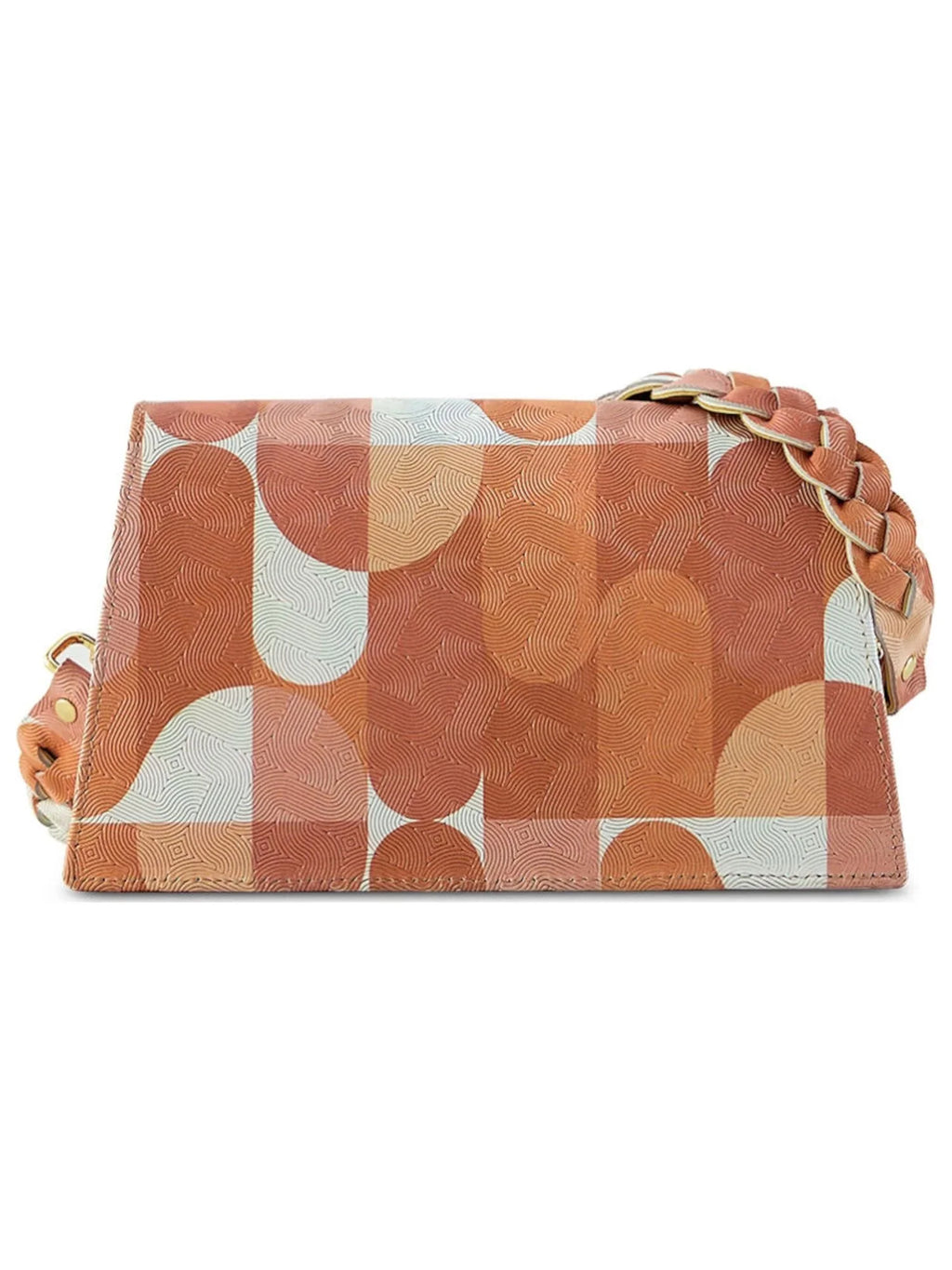 Leather Beige Zaya Women's Handbag Strap Picasso Single Purse Patterned Neutral