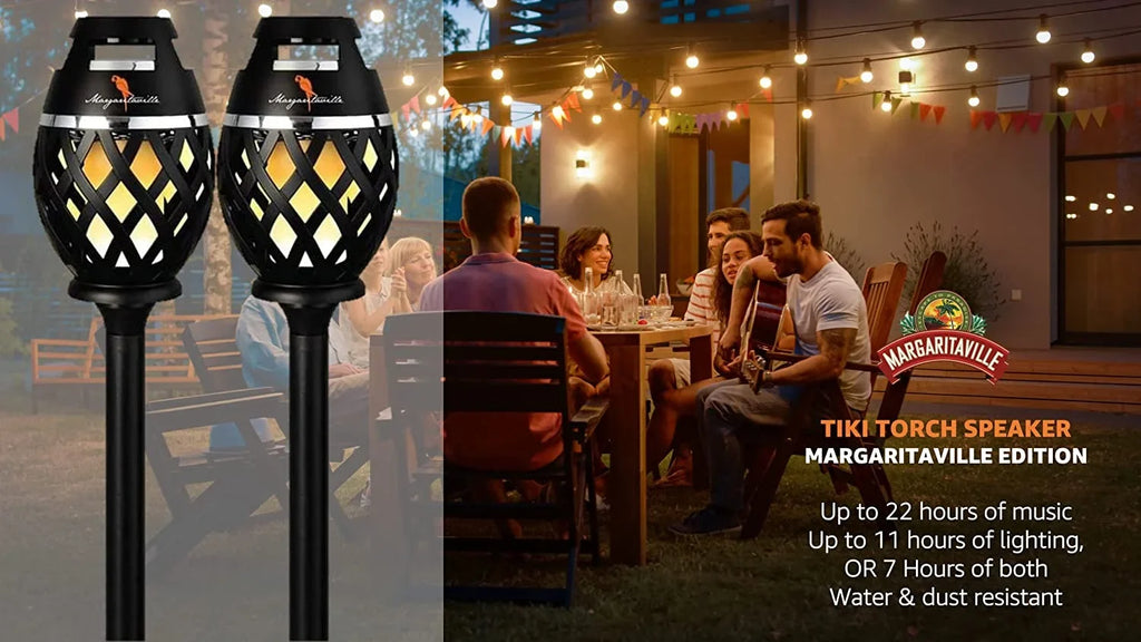 Black, MA112--2 Margaritaville Pack Bluetooth Portable Speaker,