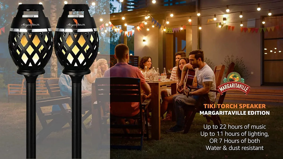 Black, MA112--2 Margaritaville Pack Bluetooth Portable Speaker,