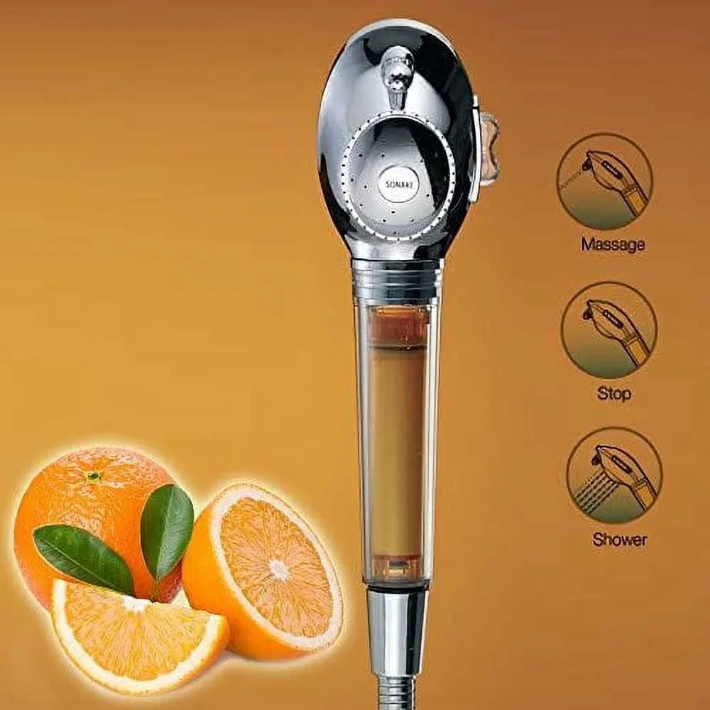 included up water head high - and - with - removes 99.9% shower flow chloramines shower by to filter filters of pressure low 2 chlorine