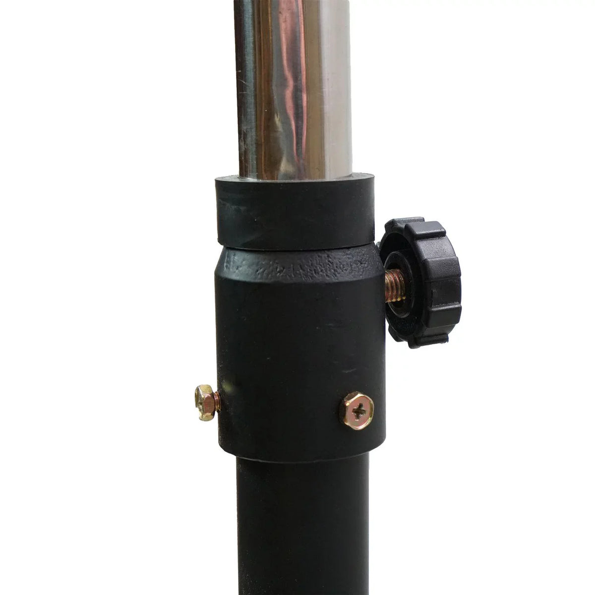 30" Fan Adjustable Jet Oscillating Black Pedestal 3-Speed Height Industrial