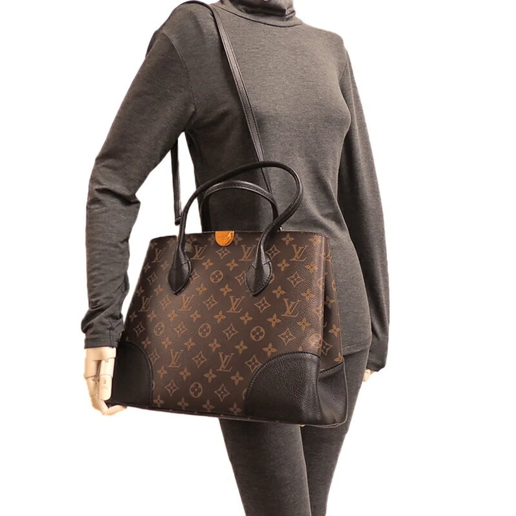 (Good) Handbag Pre-Owned Macassar M41595 Ladies Monogram Flandrin Louis Vuitton Brown