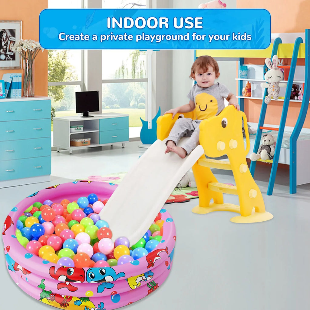 Inflatable Swimming for Kids, Center Kiddie for inflatable Kids/Girls/Boys,Pink Indoor&Outdoor Ring 3 Play Pool Pool Portable Moisture Baby Toddler 47"x12" Pools, Round Swimming Game Paddling