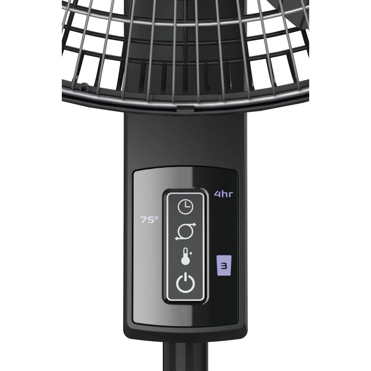 Blade Adjustable Remote Fan Elite Thermostat, Control and Collection Black Pedestal with Quiet Lasko