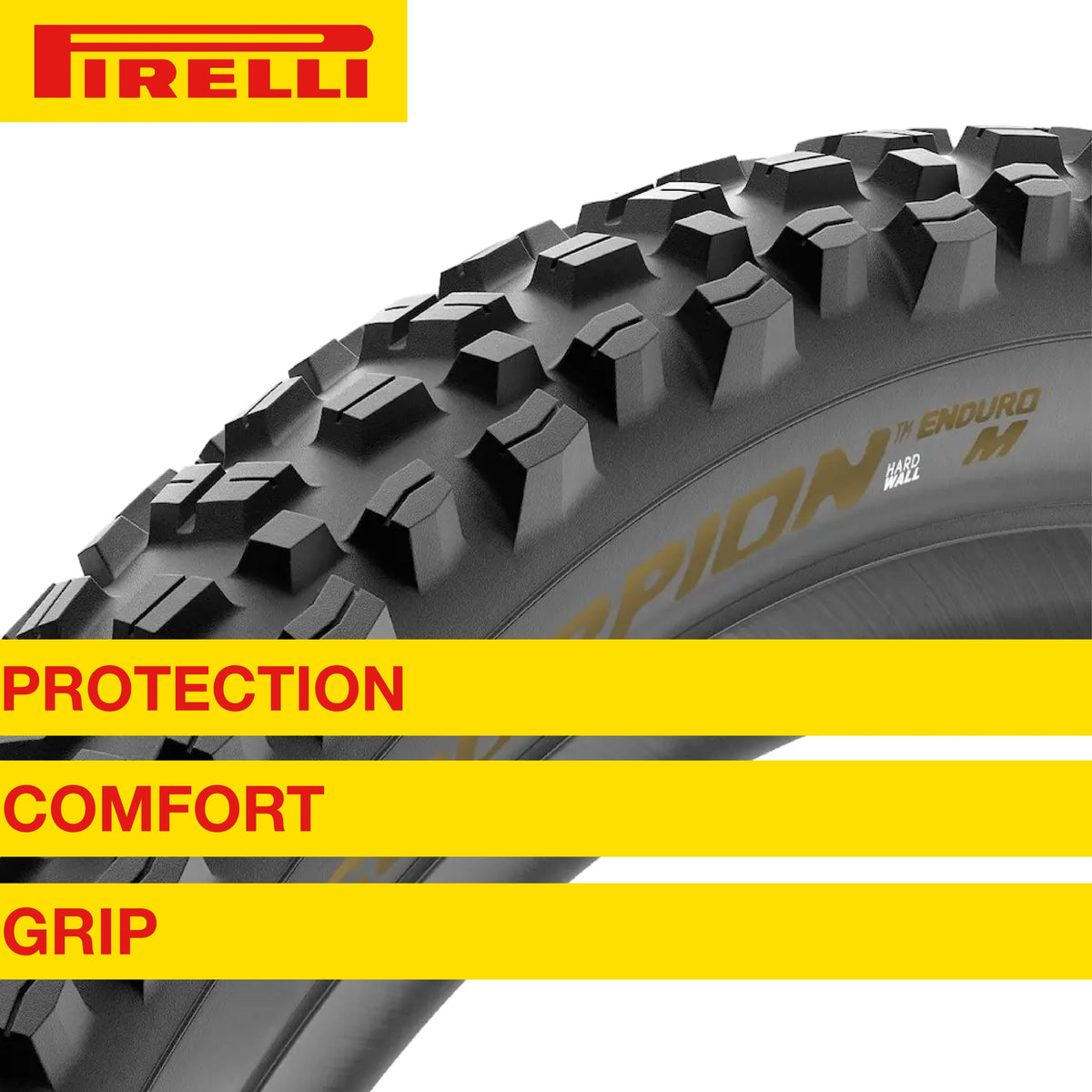 Tire Mountain Tire Edition Racing, Scorpion Enduro Gold for + High-Performance 23/32-622 SmarTUBE Riding and 29x2.4 Pirelli Color Trail M - Bicycle Enduro Tubeless Tear-Defensive