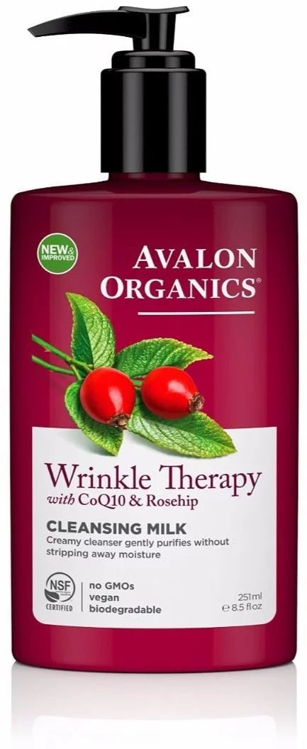 Organics Cleansing Milk CoQ10 Avalon 8.50 oz Facial