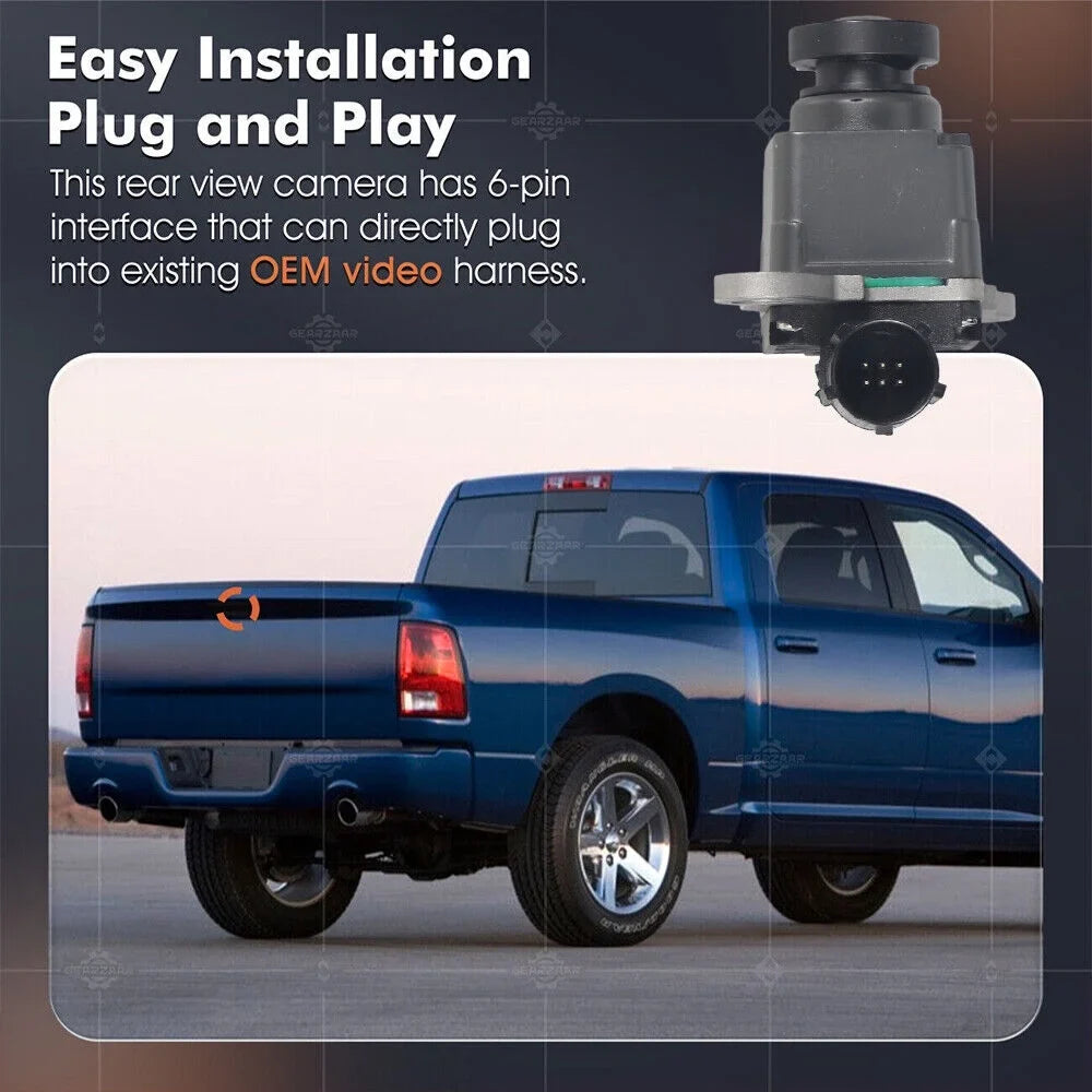 3500 1500 Clear 2013-2016 4500 5500 Dodge 1080P Reversing For Camera Replacement 2500 View