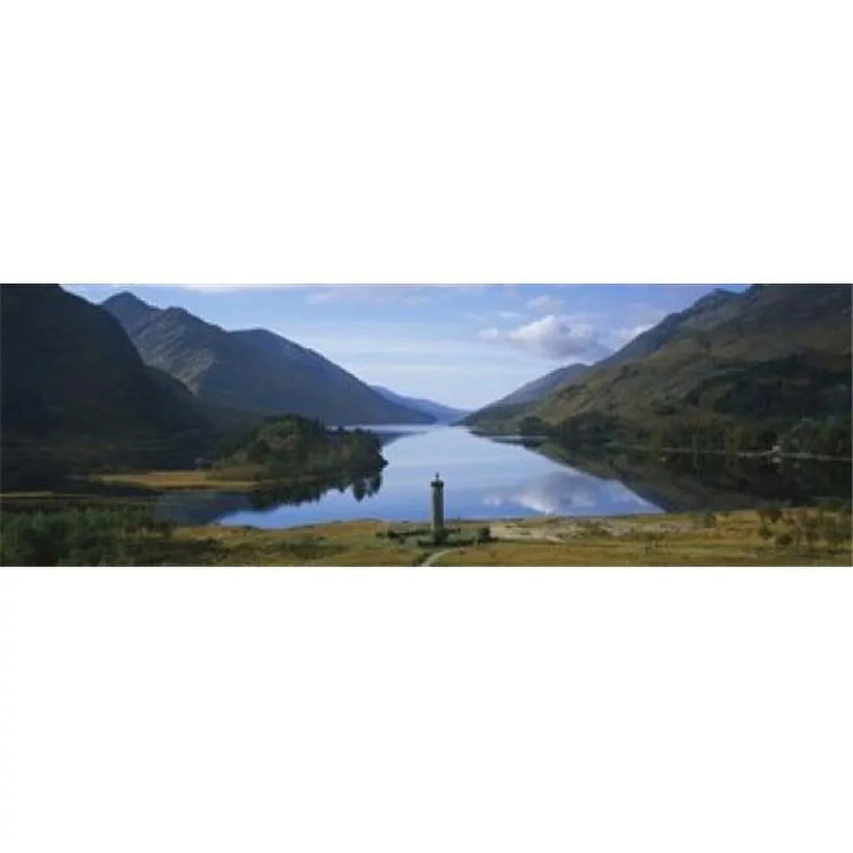 '- a Shiel Loch Scotland Panoramic a High by Poster x Glenfinnan near 12 view Images Monument lake angle Images monument Highlands of Region Panoramic 36 Print