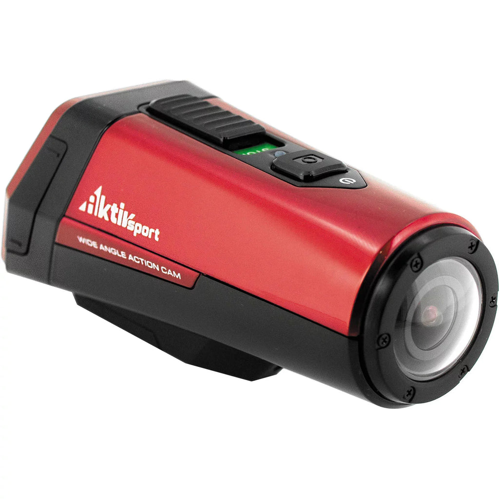 1080p Camera Coleman with and AktivSport (Red) Action Stats Health CX9WP-R Sports