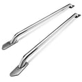 Side Sierra 304 Rails 1500 Steel Accessories 2014-2024 CarbonPro 2pcs Truck Denali Fit Stainless Bed Standard Silverado/ Bed(Excl. Chevy Editions) 6.5ft Rails