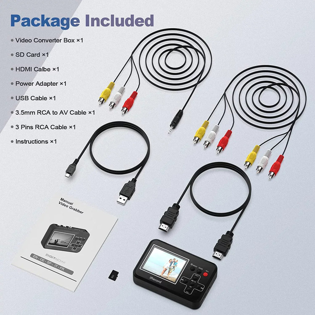 Hi8, to Converter, from to Tapes, Capture , to Box Video Digital Camcorder, Digital , Converter Video