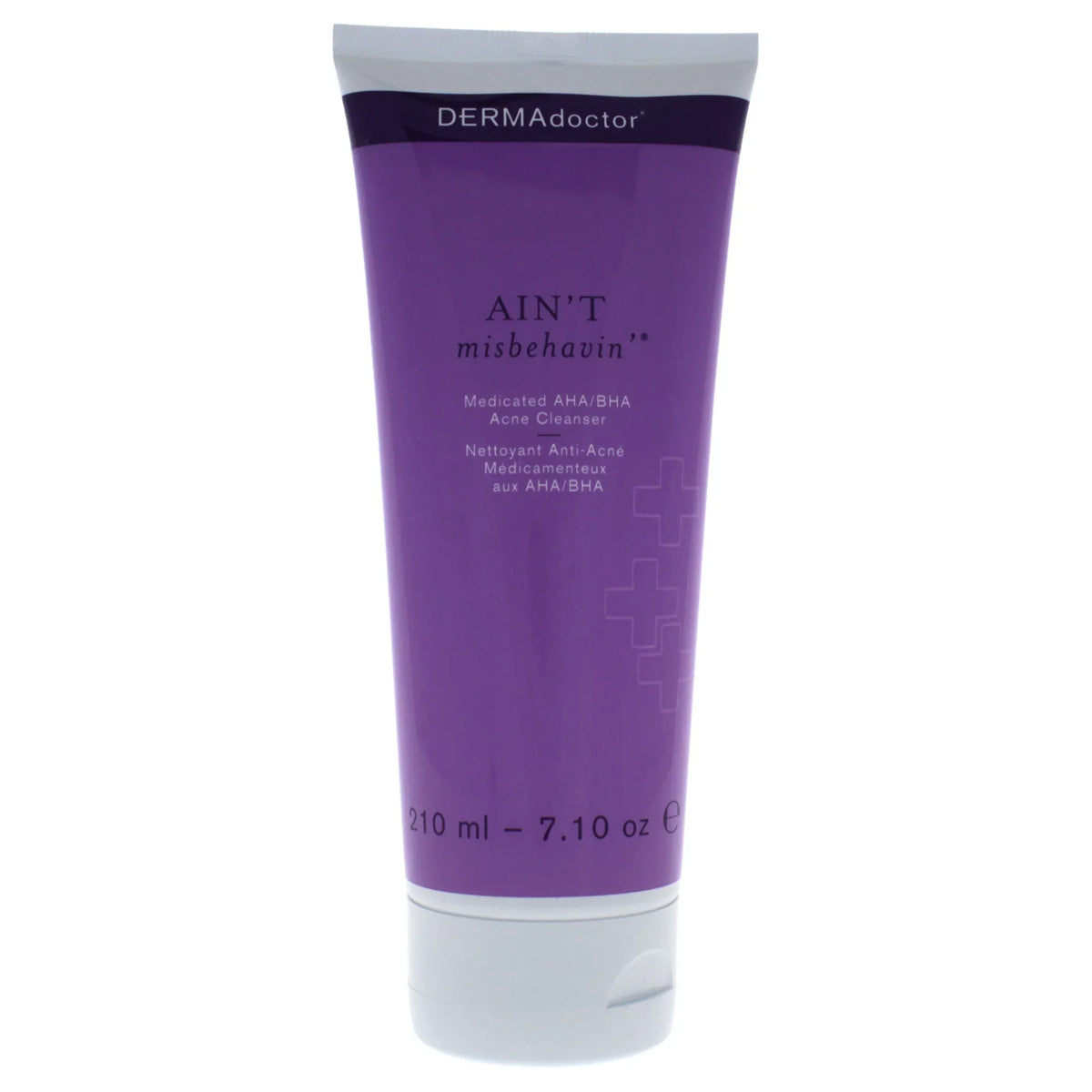 Acne Cleanser, Medicated Acne Face Wash Oz DERMAdoctor Prone / 7.1 Aint for Misbehavin Skin,