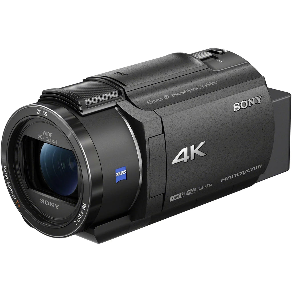 4K Camcorder Sony Sensor Video Exmor Digital with AX43A Handycam R