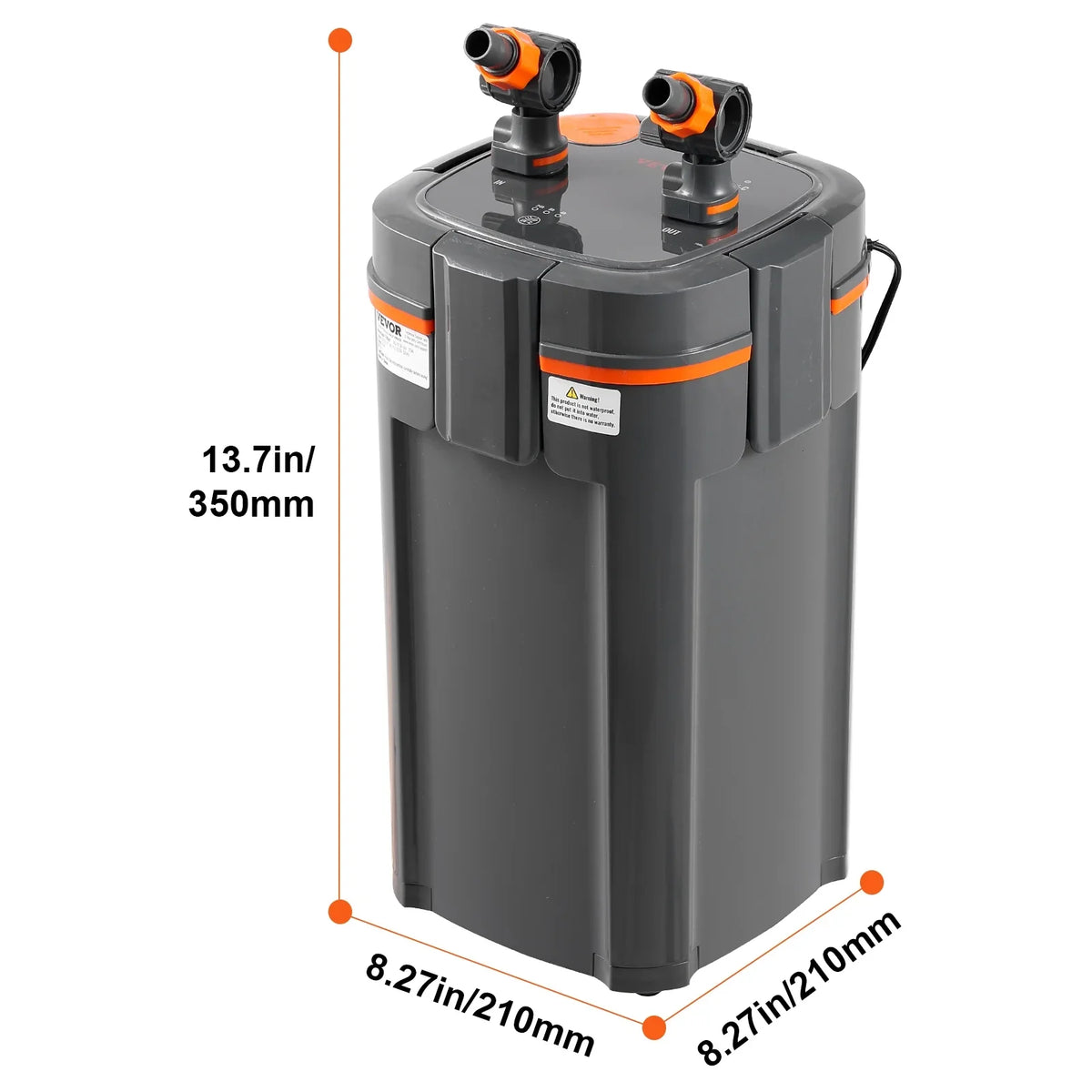 55 Gallon 10w Filter Lamp Quiet Aquarium Tank Canister Fish