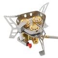 High Valve Cooking Stove, Backpacking Windproof Adjustable for Camping Picnic Tomshoo Gases, 6800W Hiking