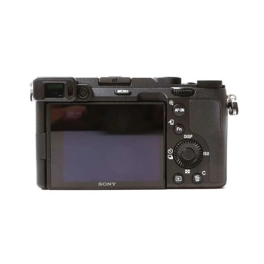 (Black) + with 28-60mm Bundle Alpha Lens Sony Camera + Flash 64GB Mirrorless a7C