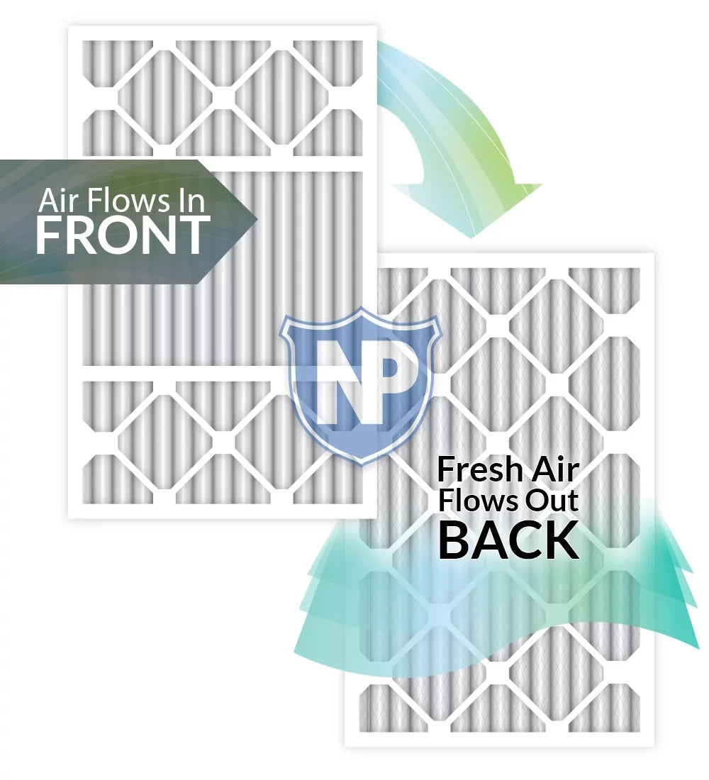 16x25x5 Air 15 (4 Replacement Honeywell/Lennox Pack 3/8) Filters 2