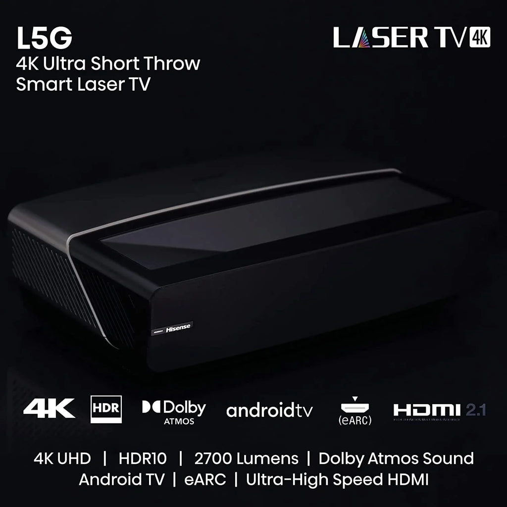 Android Short Additional Laser with Hisense (2022) 4K with by Protect 100-inch Year Screen 100L5G Ultra Epic Shieldage Throw 2