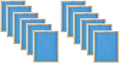 Quantity Panel x Flat Air Filter of 1" 12" - Spun Fiberglass 112161 x Disposable 12 Furnace True 16" Blue 2