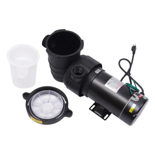 1.5HP Ground In/Above Pool Swimming Pump w/ 5547GPH Strainer Motor 41FT Filter