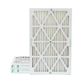 16x25x2 Size: x 24-1/2 Glasfloss. Air Inch of x 10 15-1/2 by Pack 1-3/4 2" 3 Pleated Filters Actual
