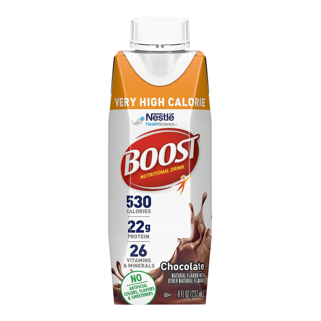 Very Chocolate 8 Calorie Complete Reclosable Nutritional Nestle Carton Ct Boost Drink High 24 oz