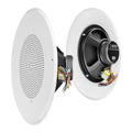 8" C1070 Speaker Single) Audio (White, 70V In-Ceiling Commercial Tap