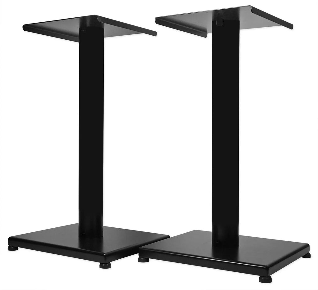 Bookshelf Studio Speaker Black Steel Monitor Stands and Rockville - 29" Pair RS29B