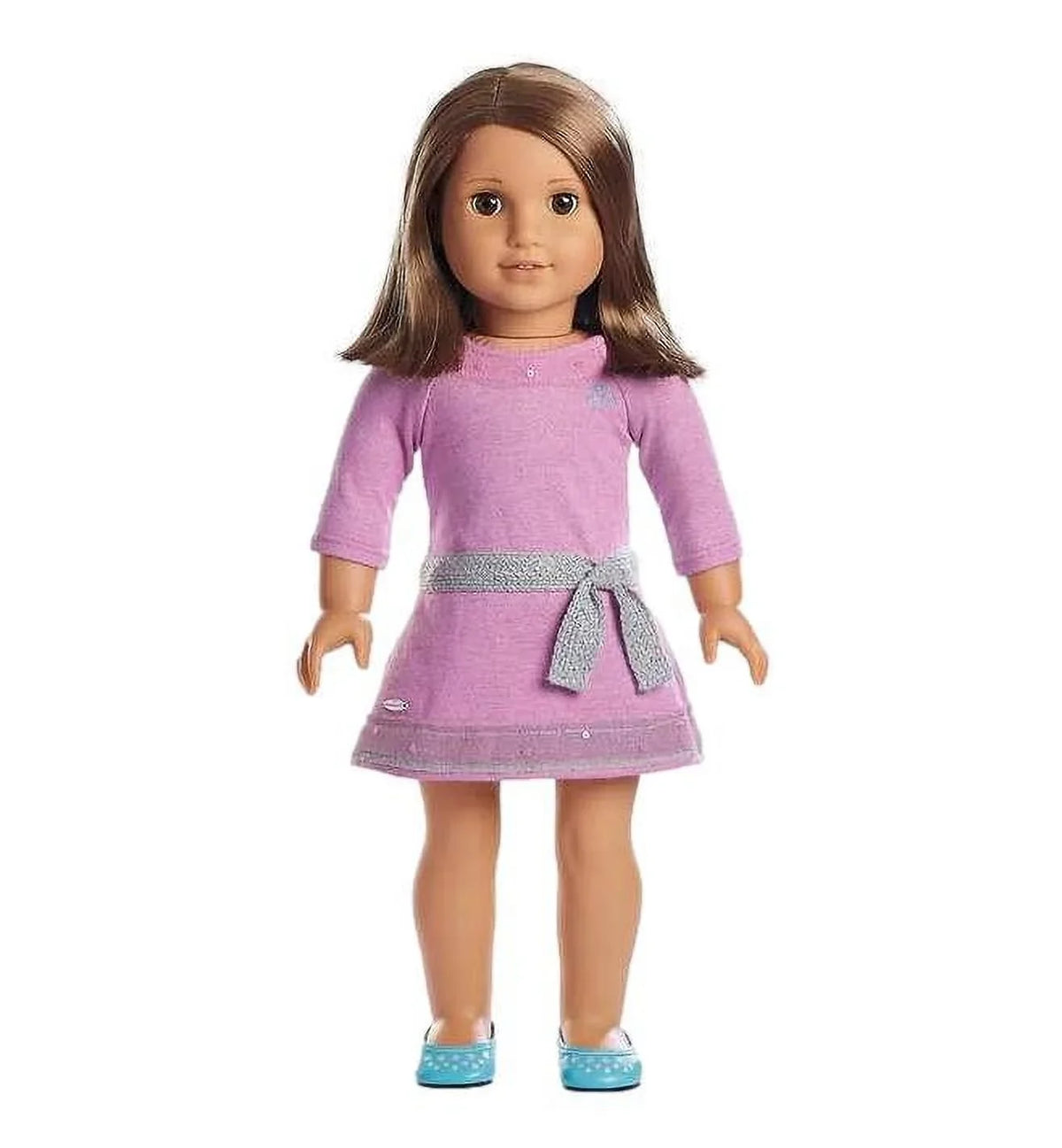 Truly DN28 Doll Me 18" Brown #28 Girl Brown Eyes Skin American Hair Medium