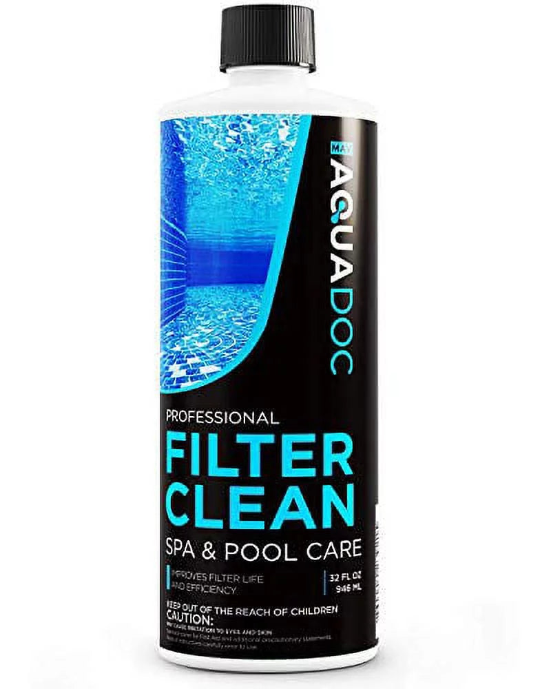 Spa AquaDoc Easy Cleaner HotTub Filter Soak. Enjoy Cleaner Cleaner Soak & to Cartridges. Hot Use Filter Filter Your Time Leisure and for so You Cleaning Spa Tub can Jacuzzi 32oz Solution