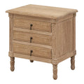 Nightstand Furniture 3 Pellebant Bedroom Oak with Drawers