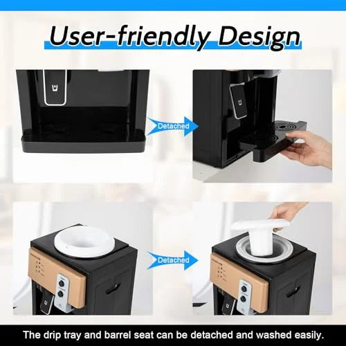 Home Cold Dispenser 5/3 Moisture Hot Countertop for 110V and Office Cooler Use Gallon Dispenser Moisture