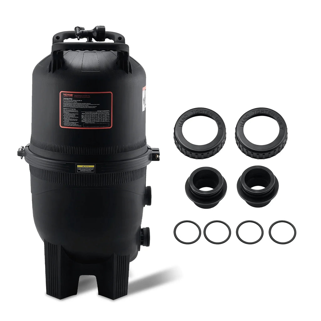 Cartridge Filtration Pool In/Above Pool Swimming 525Sq.Ft Filter Ground