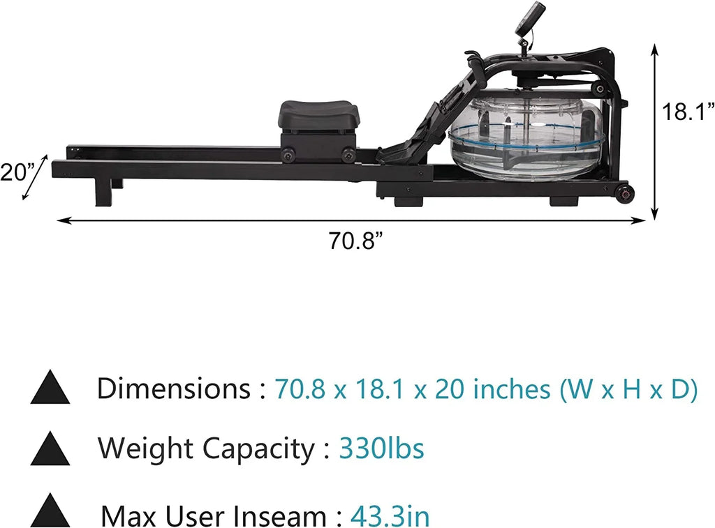 Moitor Resistace Body For With Exercise Gym Home Idoor Adjustable Traiig Whole Rower Moisture Equipmet Machie Rowig Moisture