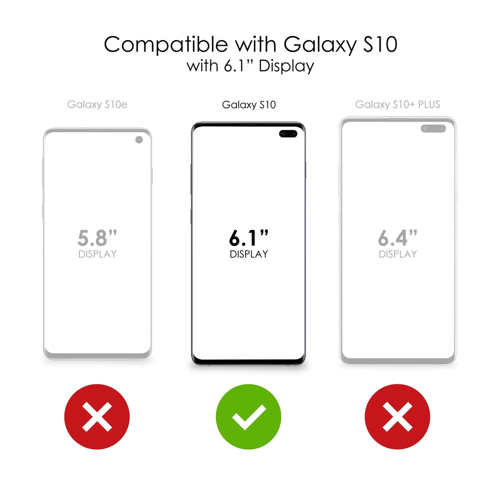 Hope Screen) Bumper, Christ Clear / Protector Galaxy Samsung / Glass Case S10 - Love for Shockproof White (6.1" Hybrid Faith - Back, - Screen Acrylic - DistinctInk & Black Tempered