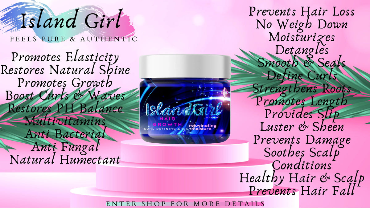Hair Dream my Moisture Defining IslandGirl Growth Cream Rejuvenate Curl -